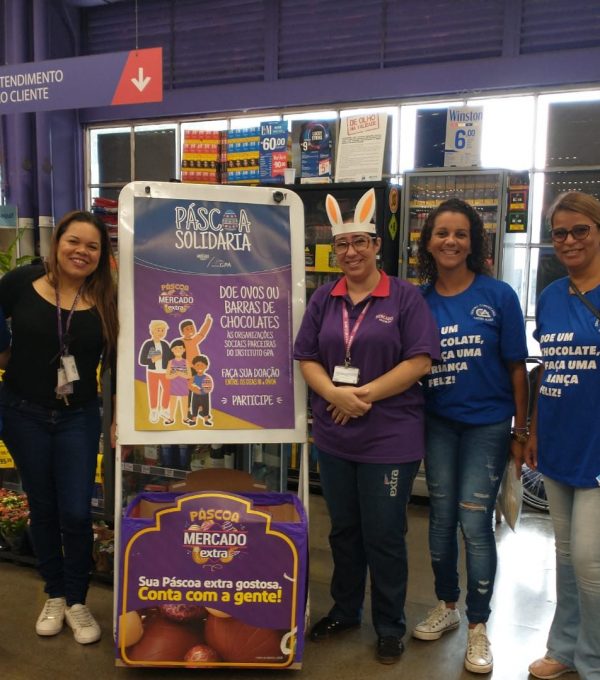Nós participamos da Páscoa Solidaria, Veja como foi!