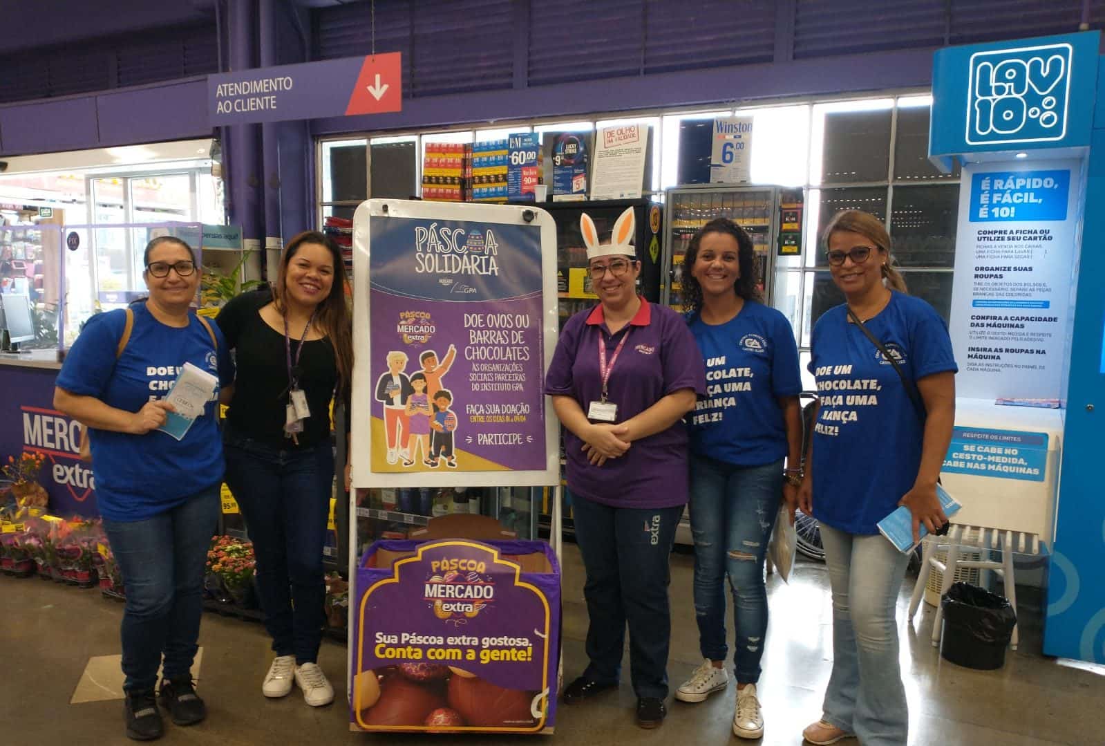 Nós participamos da Páscoa Solidaria, Veja como foi!